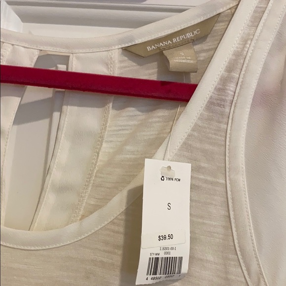 Banana Republic Cream Tank - Picture 2 of 3